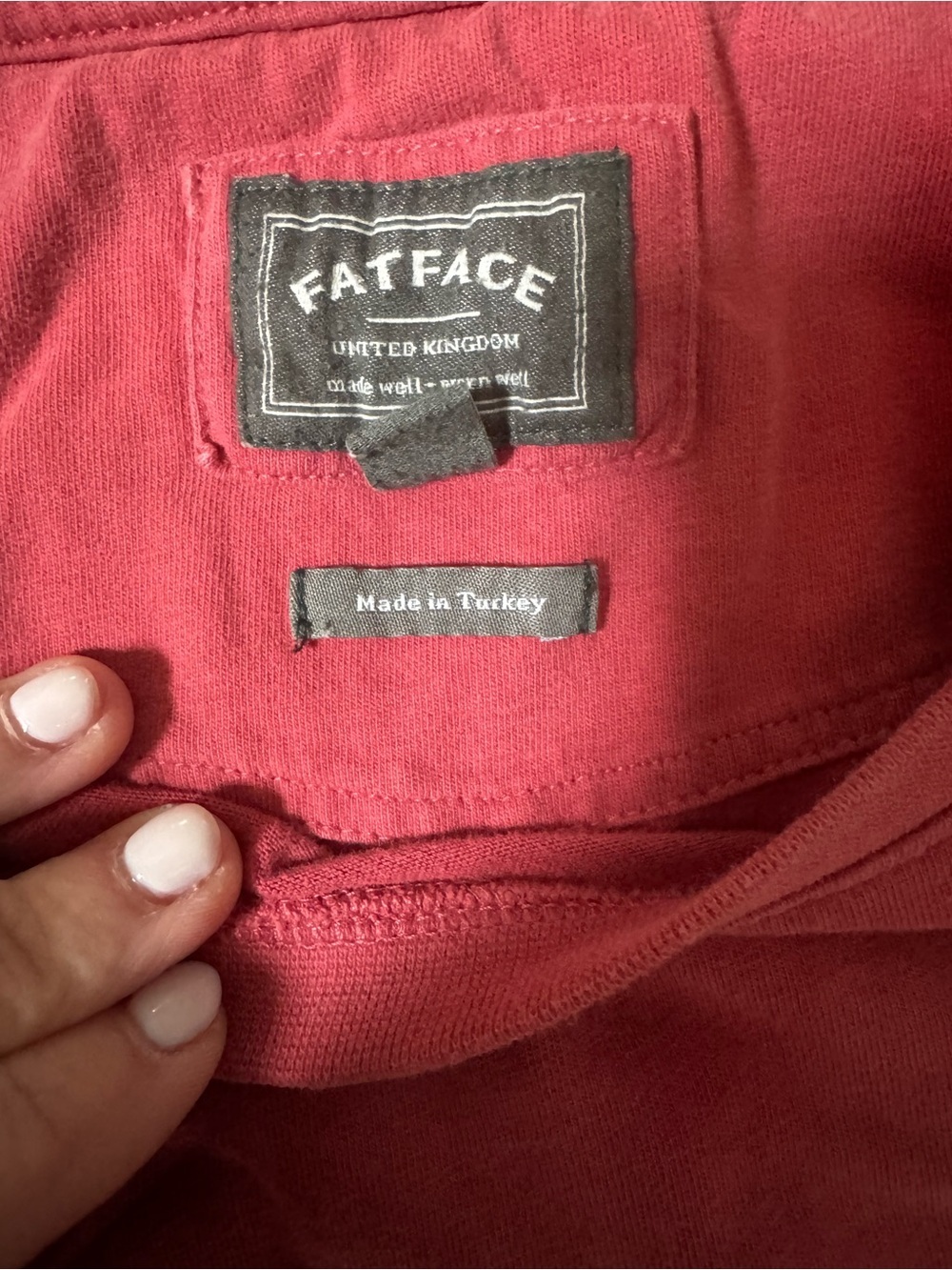 Fat Face Men's Brick Red Short Sleeve Crew Tee-Great Britain 🇬🇧 - Picture 4 of 9